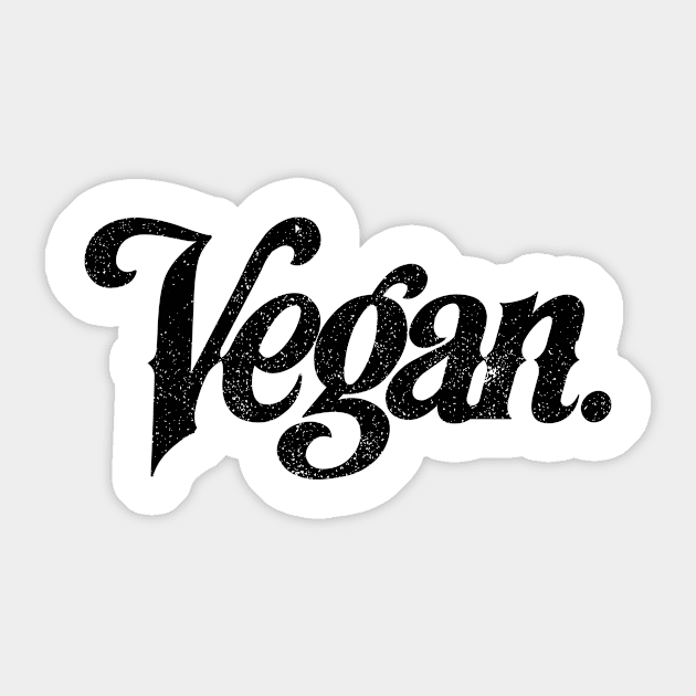 Vegan. Sticker by KyleWKnapp